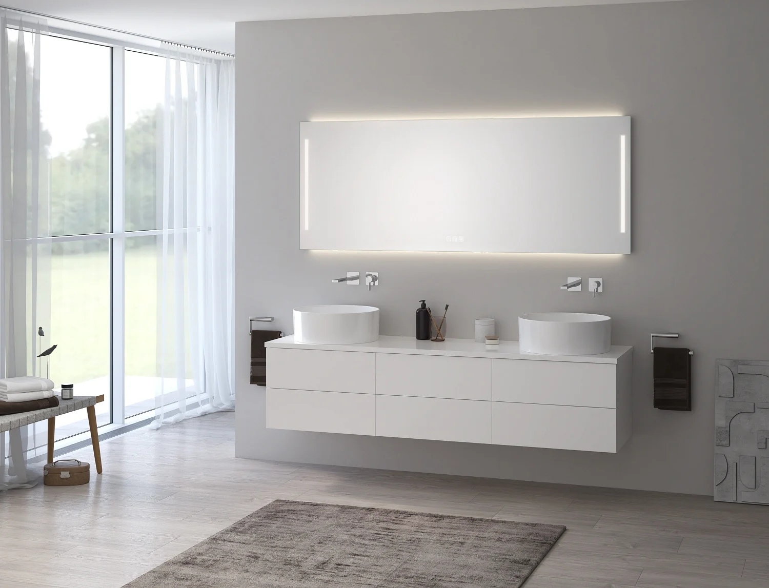 Kronenbach Krona 2.0 Waschtisch-Wandarmatur Ausladung 20 cm inkl. Grundkörper Bild 6