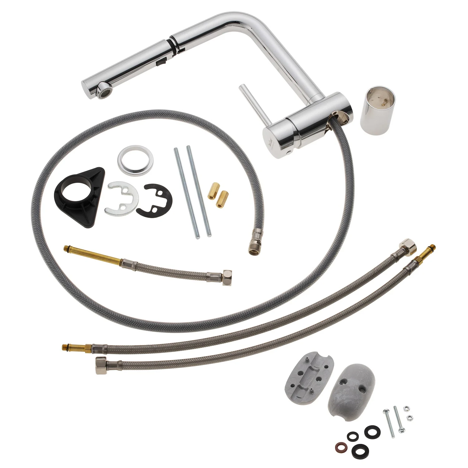 Kronenbach AQA Cube 2.0 Spültischarmatur mit ausziehbarer Brause Bild 7