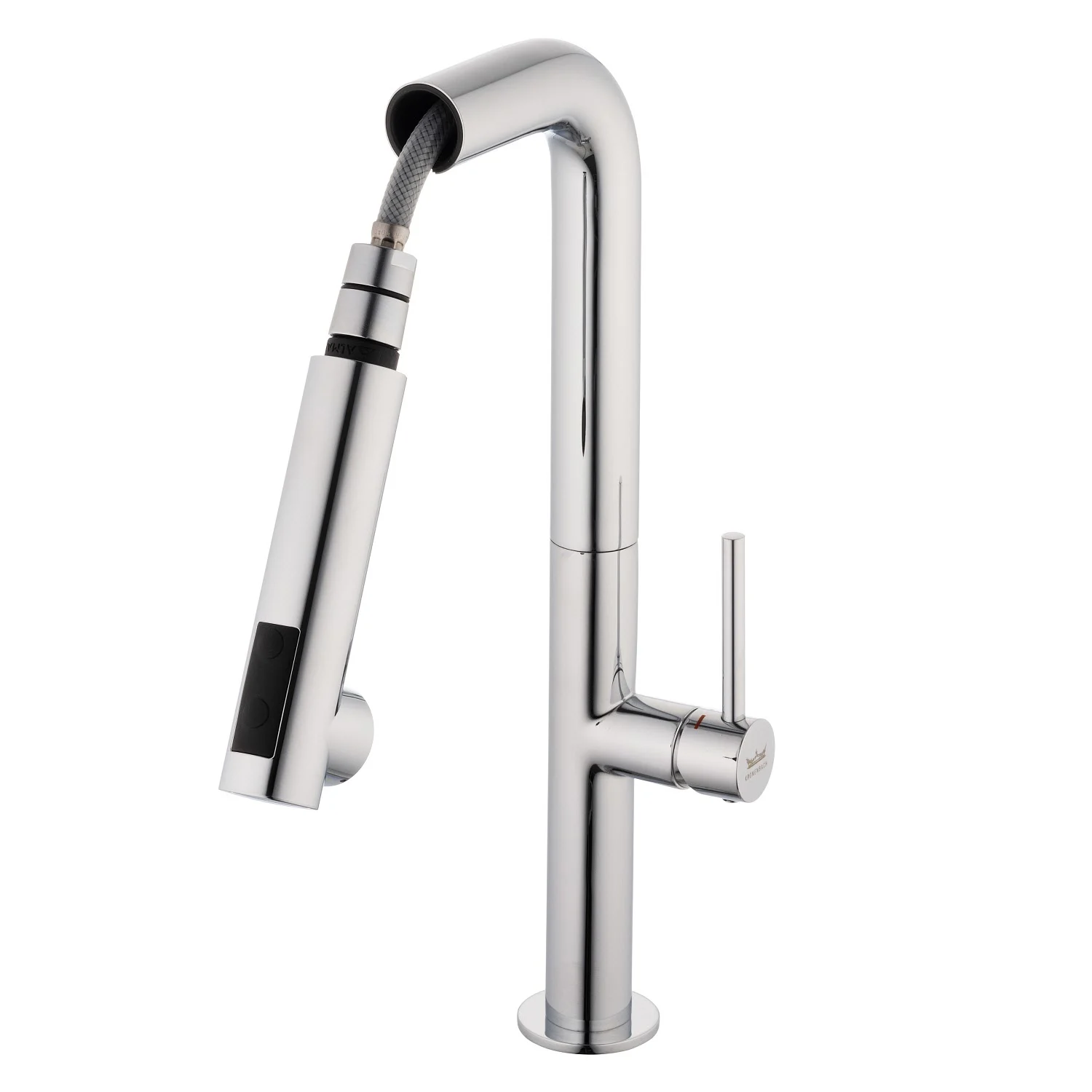 Kronenbach AQA Design 2.0 Küchenarmatur mit hohem schwenkbarem Auslauf, herausziehbare Handbrause mit 2 Strahlarten Bild 3