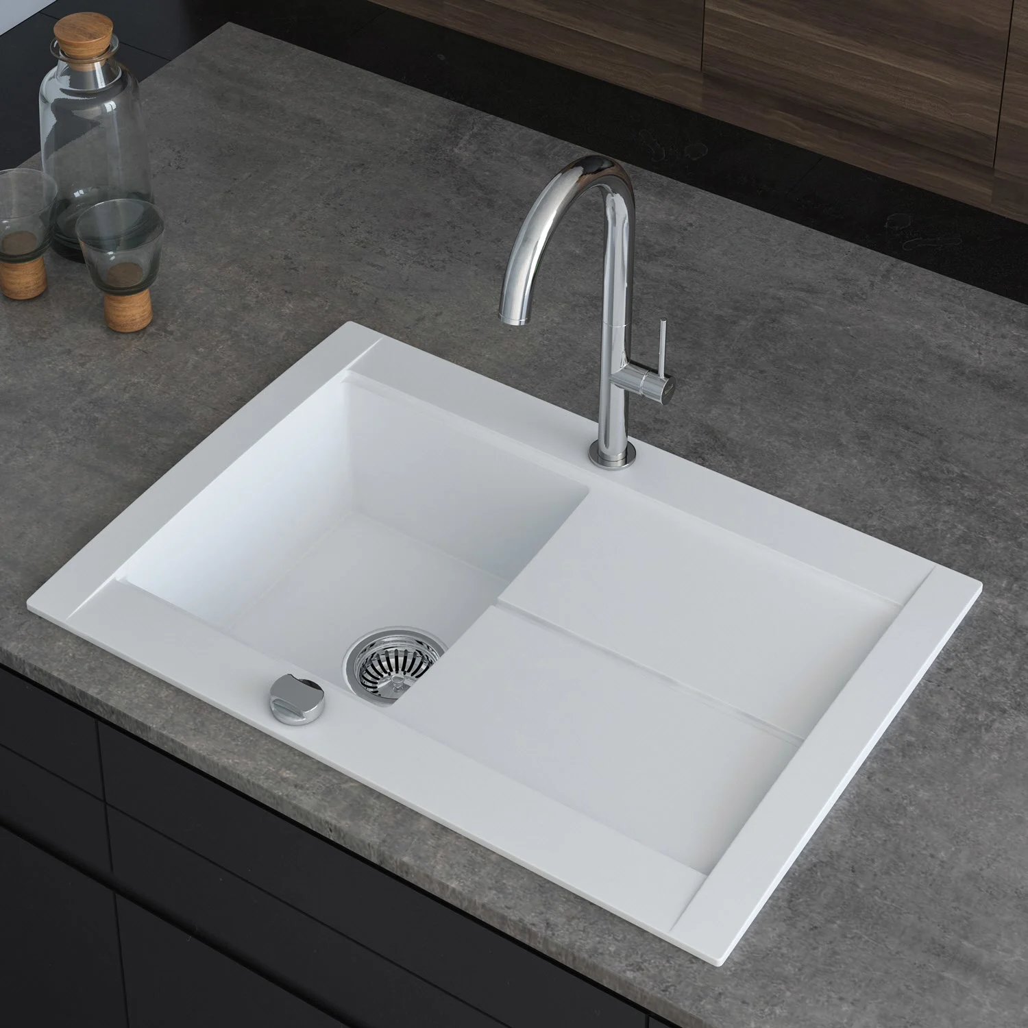 Kronenbach AQA Design 2.0 Küchenarmatur mit hohem schwenkbarem Auslauf Bild 3