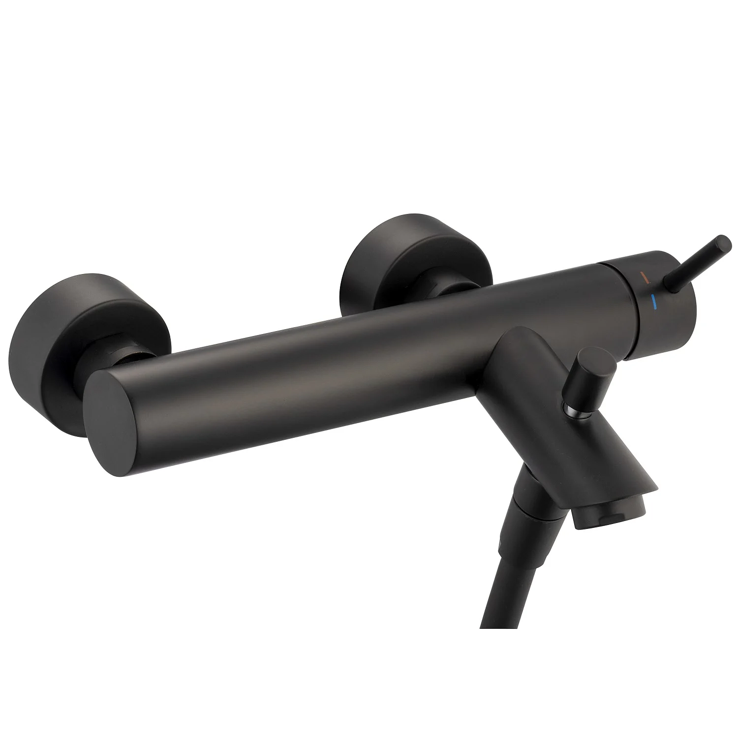 Kronenbach Lima 2.0 Black Wannenfüllbatterie Aufputz Bild 2
