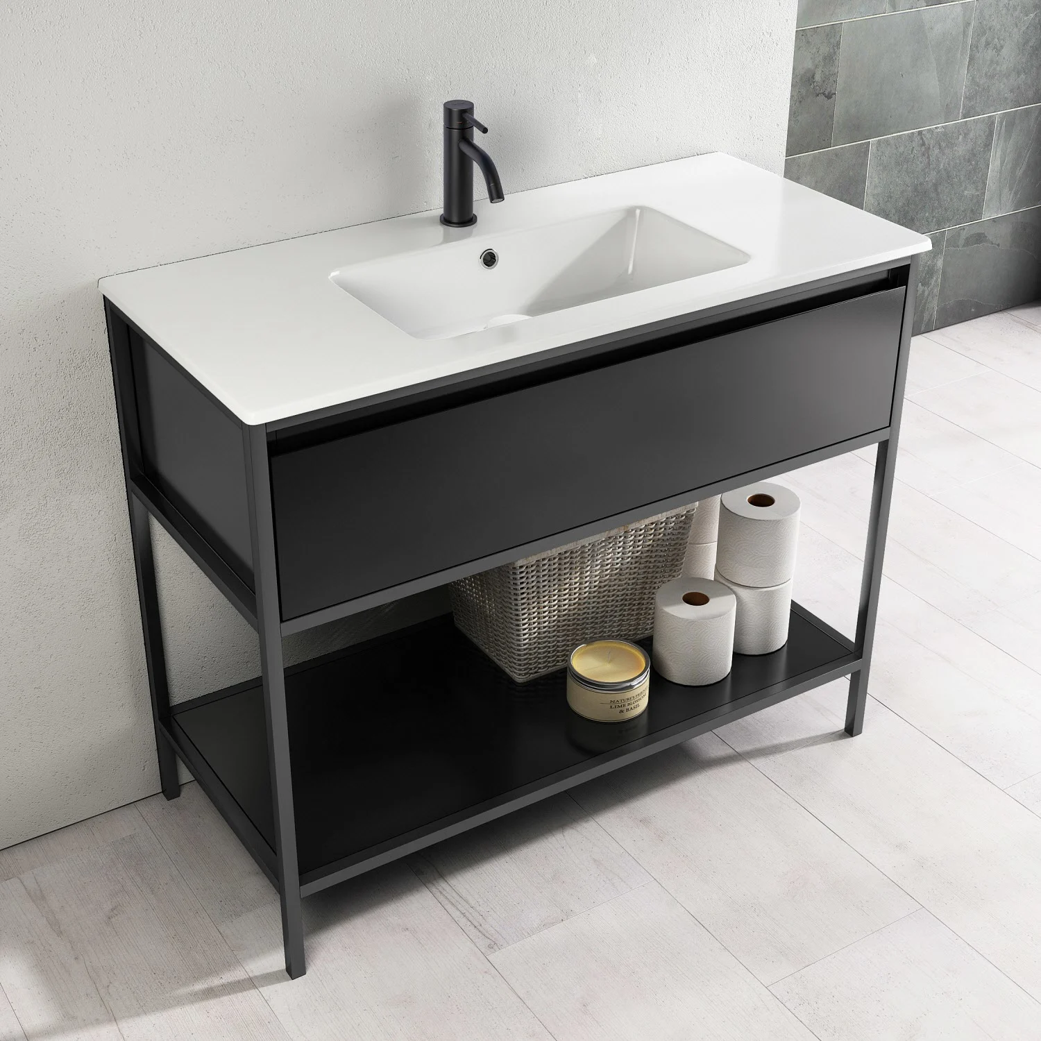 Kronenbach Lima 2.0 Black Waschtischeinhebelmischer ohne Ablaufgarnitur Bild 12