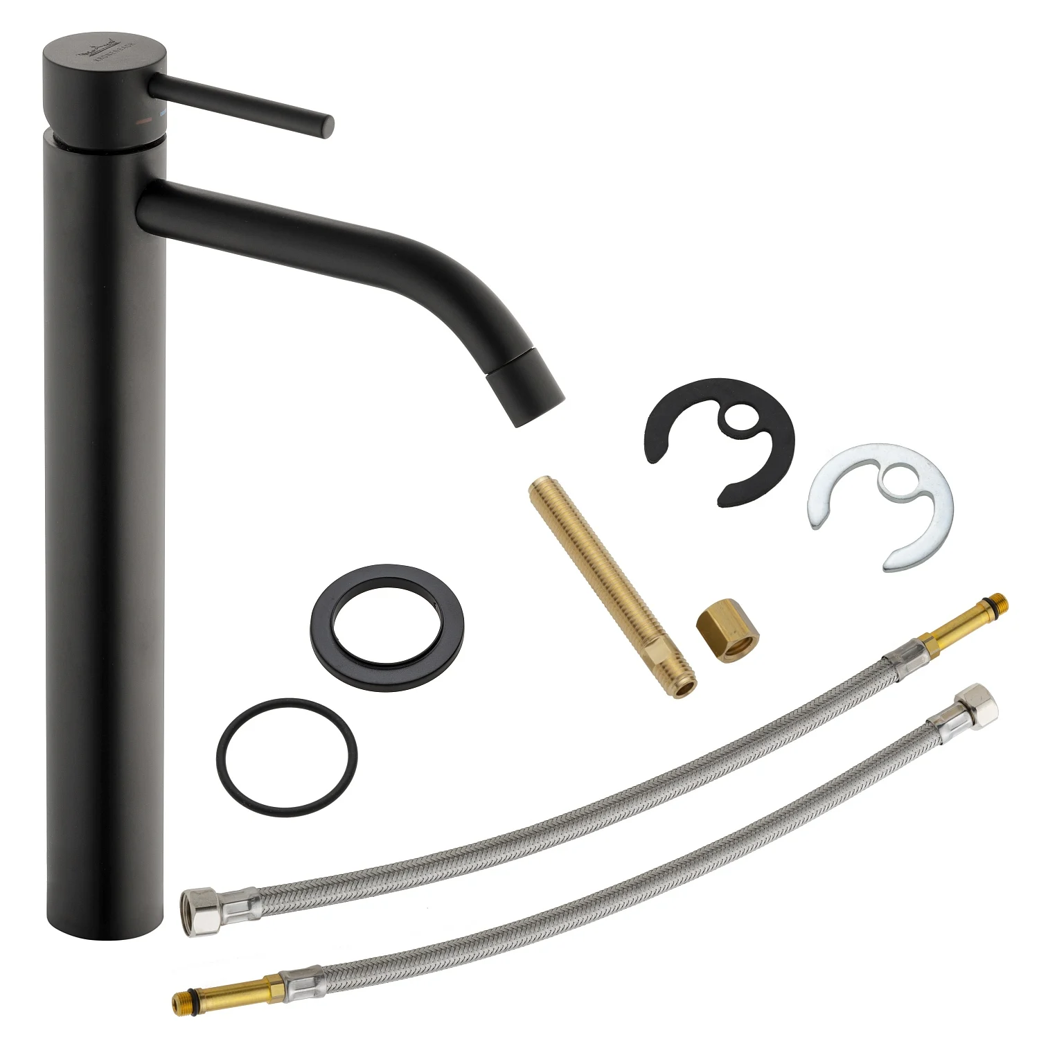 Kronenbach Lima 2.0 Black Waschtisch-Einhebelmischer XXL für Schalenbecken Bild 2