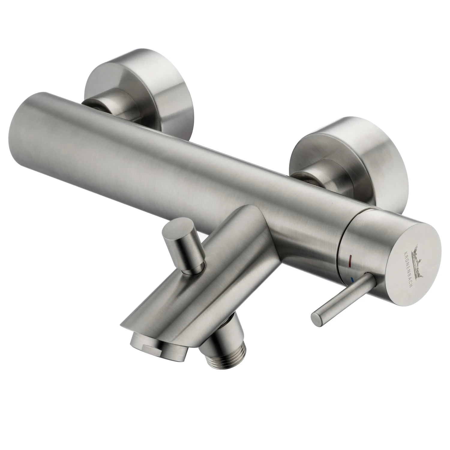 Kronenbach Lima 2.0 Steel Wannenfüllbatterie Aufputz