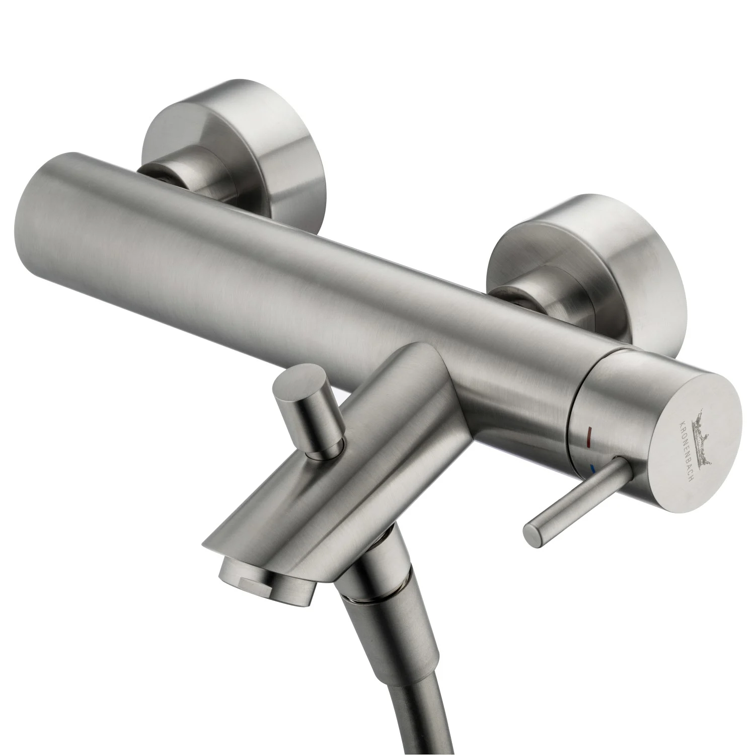 Kronenbach Lima 2.0 Steel Wannenfüllbatterie Aufputz Bild 2