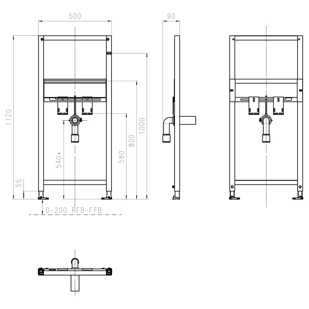 Kronenbach Plantec 2.0 Waschtisch-Element 112 cm Bild 2