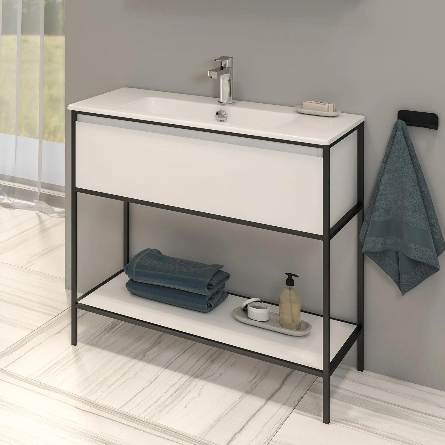 Kronenbach Neura 2.0 Waschtisch-Einhebelmischer Water-Save Bild 4