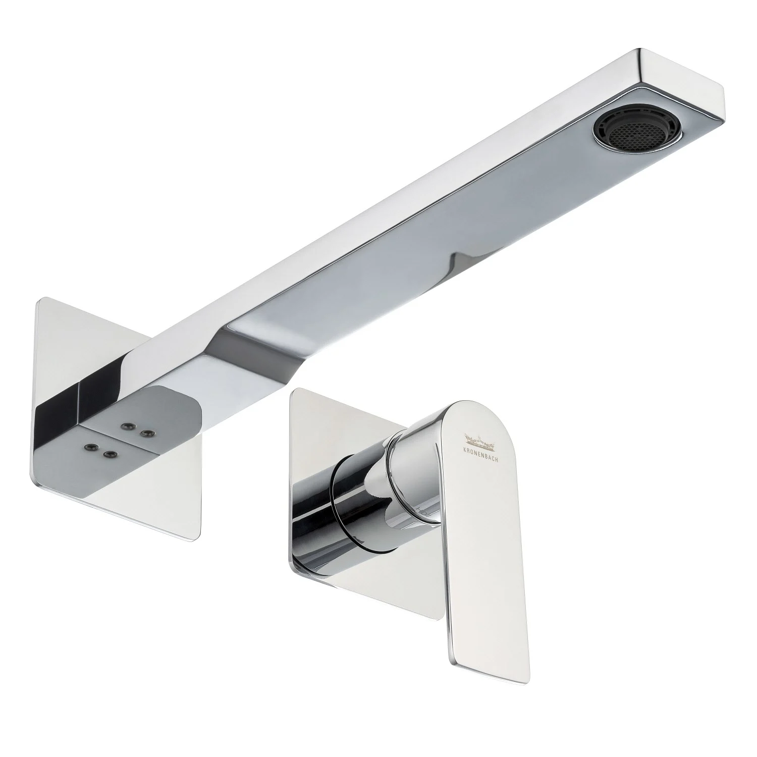 Kronenbach Omega 2.0 Waschtisch-Wandarmatur Ausladung 24 cm inkl. Grundkörper Bild 3