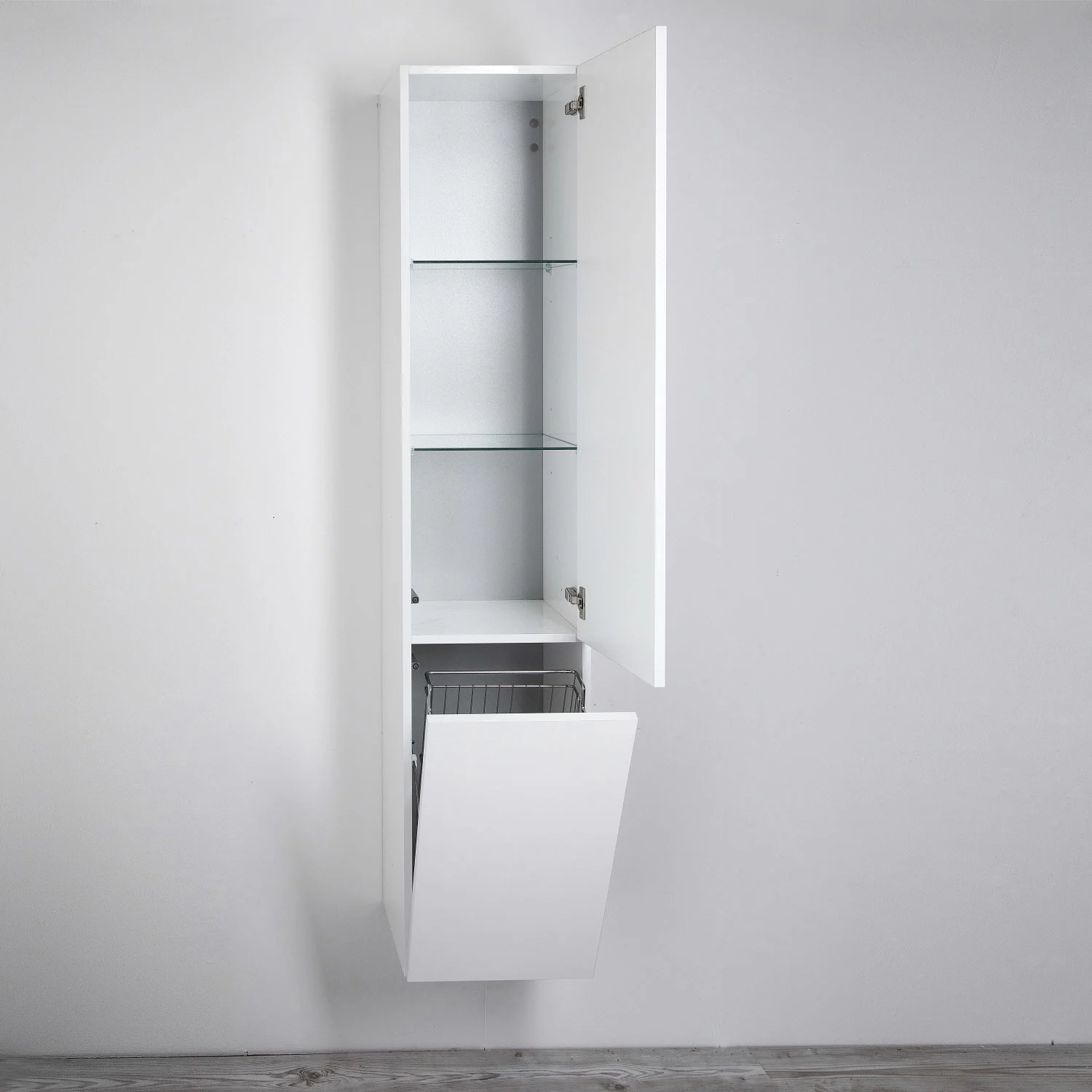 Kronenbach Plana 2.0 Hochschrank 35 x 168 cm mit 1 Tür, 1 Wäschekippe, Anschlag rechts Bild 2