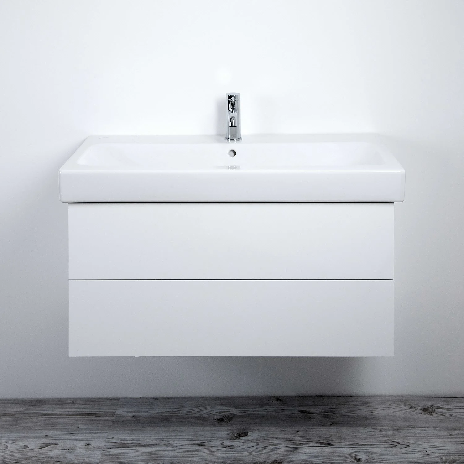 Kronenbach Plana 2.0 Waschtischunterschrank für Geberit iCon 90 cm mit 2 Auszügen Bild 2