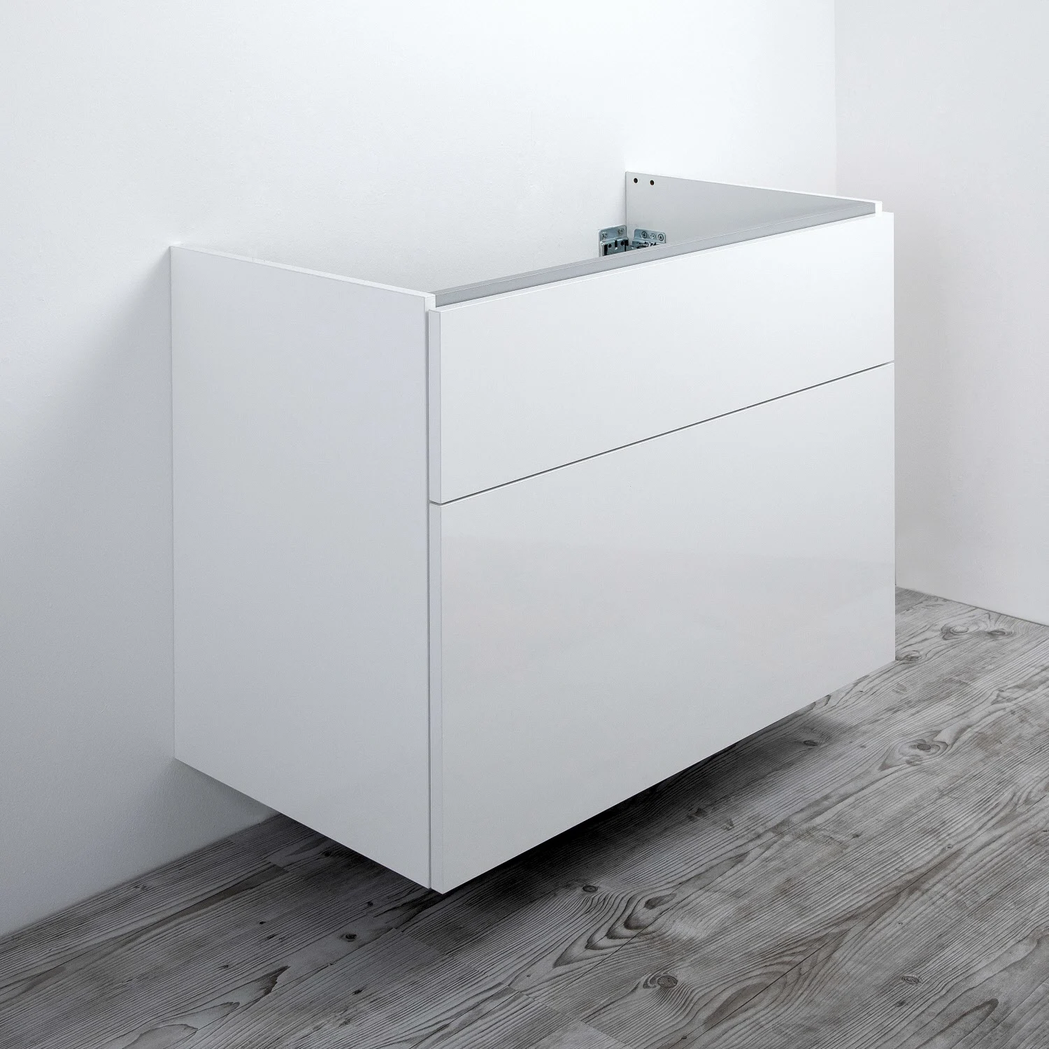 Kronenbach Plana 2.0 Waschtischunterschrank für Geberit iCon 90 cm mit 2 Auszügen Bild 7
