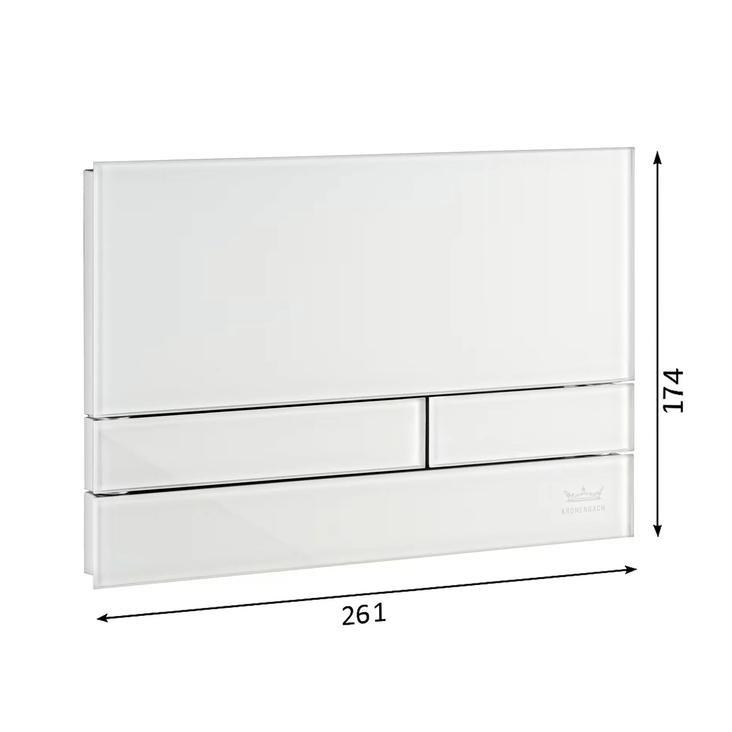 Kronenbach Plantec 2.0 Cube 60 Glas Betätigungsplatte Bild 4