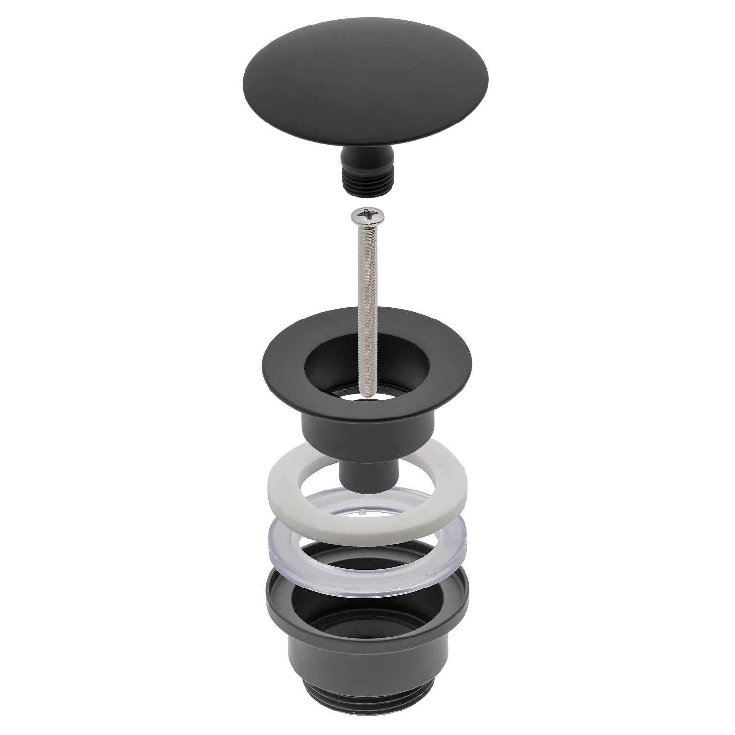 Kronenbach Ablauf-Schaftventil rund, kurz Bild 3