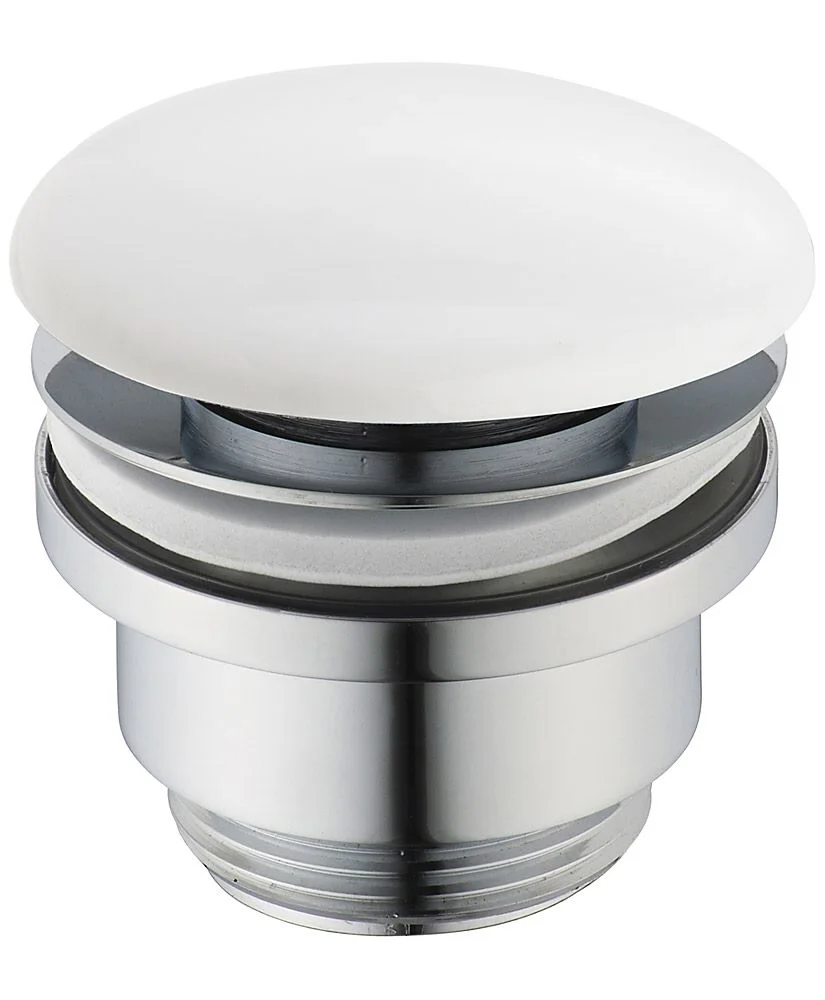 Kronenbach Pop Up Ablaufventil rund, kurz, keramische Abdeckung Bild 2