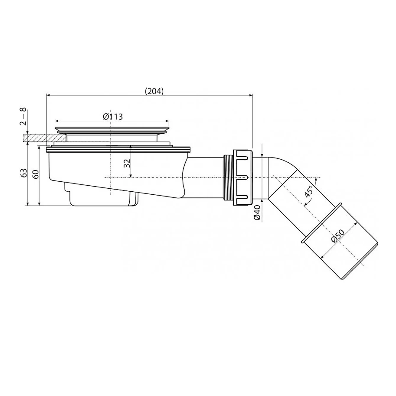 Kronenbach Krontec Duschablauf Ø 9 cm ohne Abdeckhaube Bild 4
