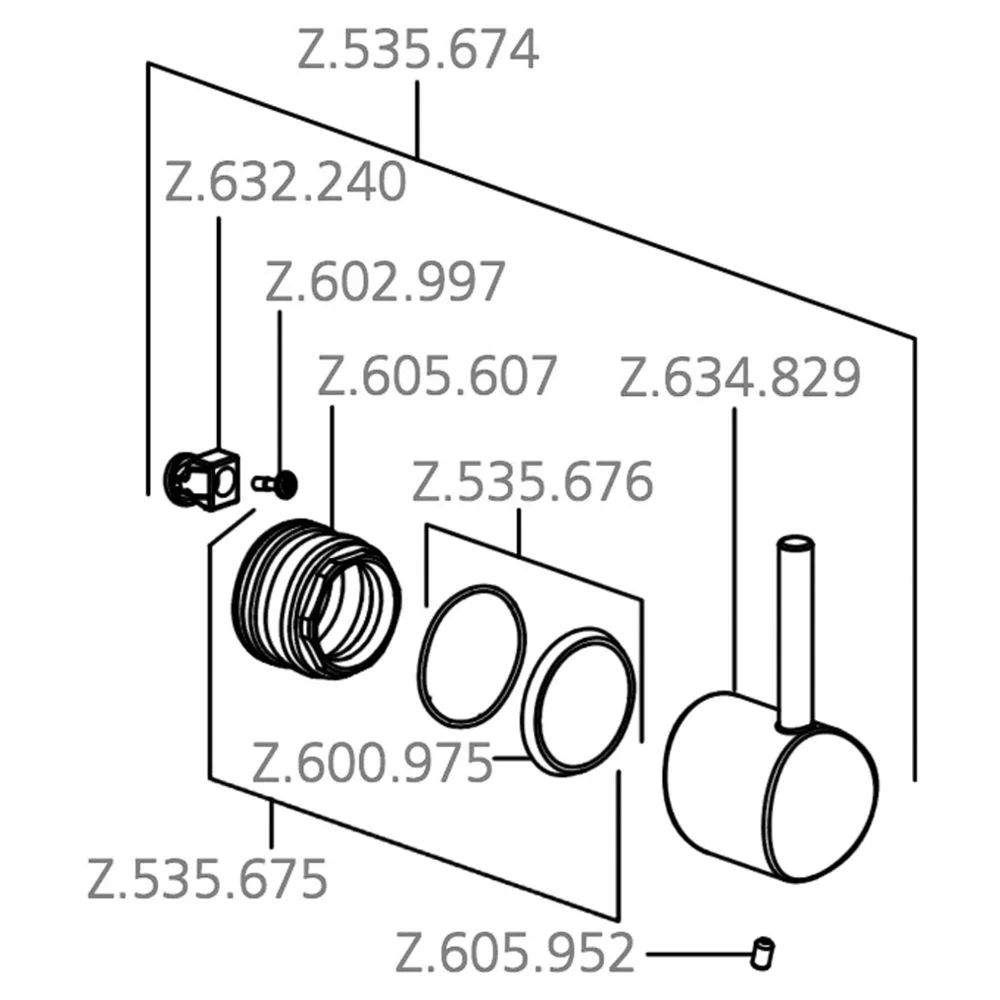 KWC Ersatz-Bedienhebel für Gastroarmatur Bild 2