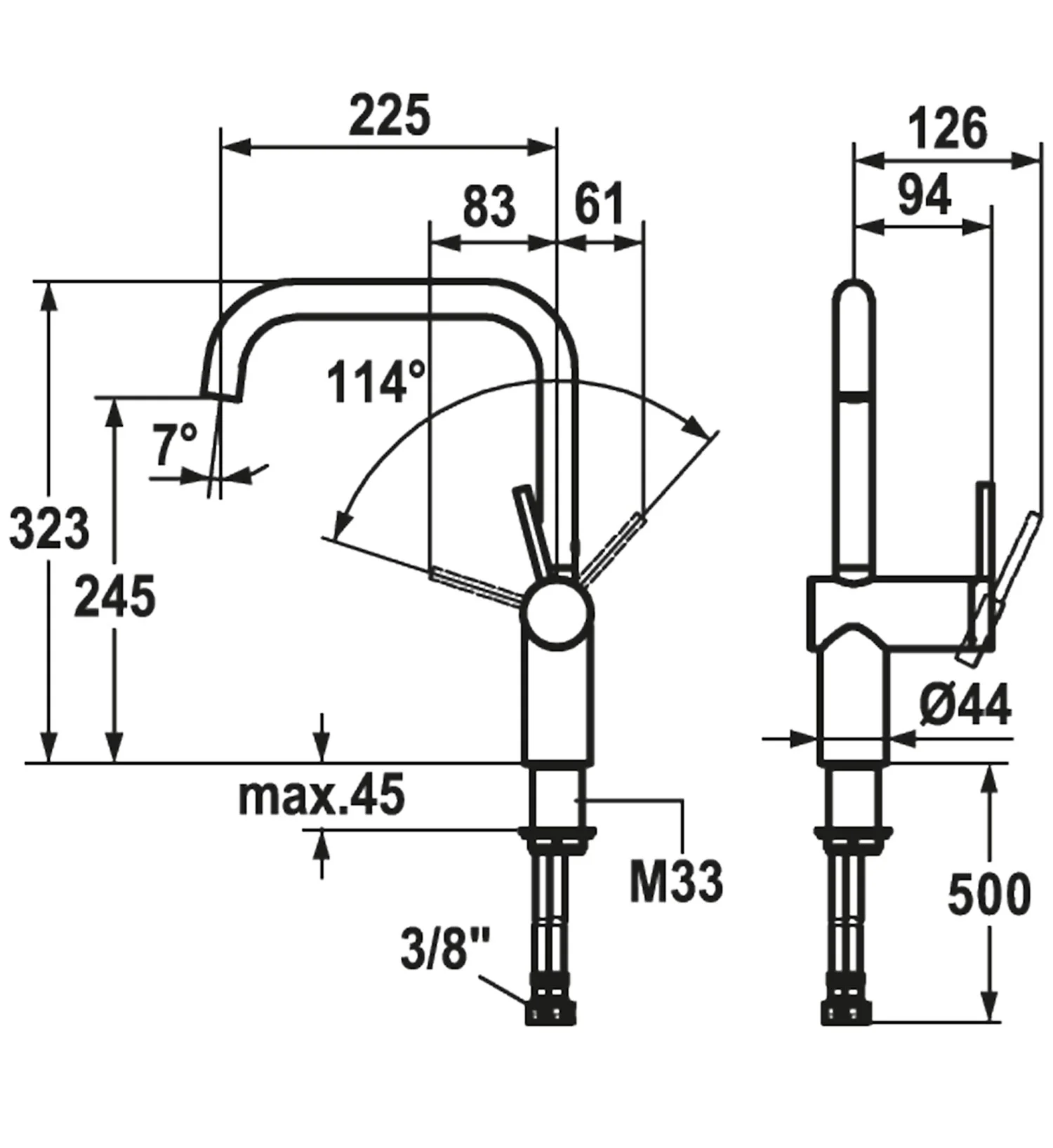 KWC LIVELLO Einhand-Spültischbatterie Bild 3