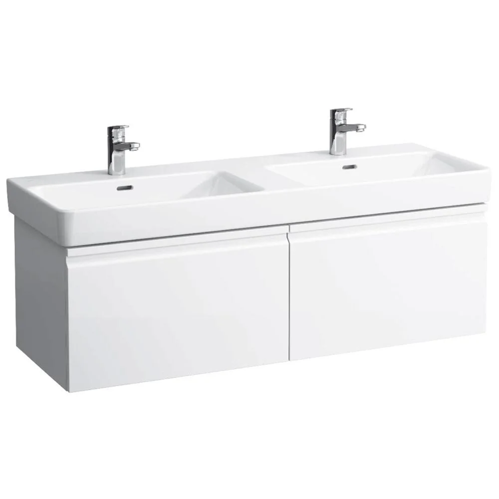 LAUFEN PRO S Waschtischunterbau 126 cm mit 2 Auszügen