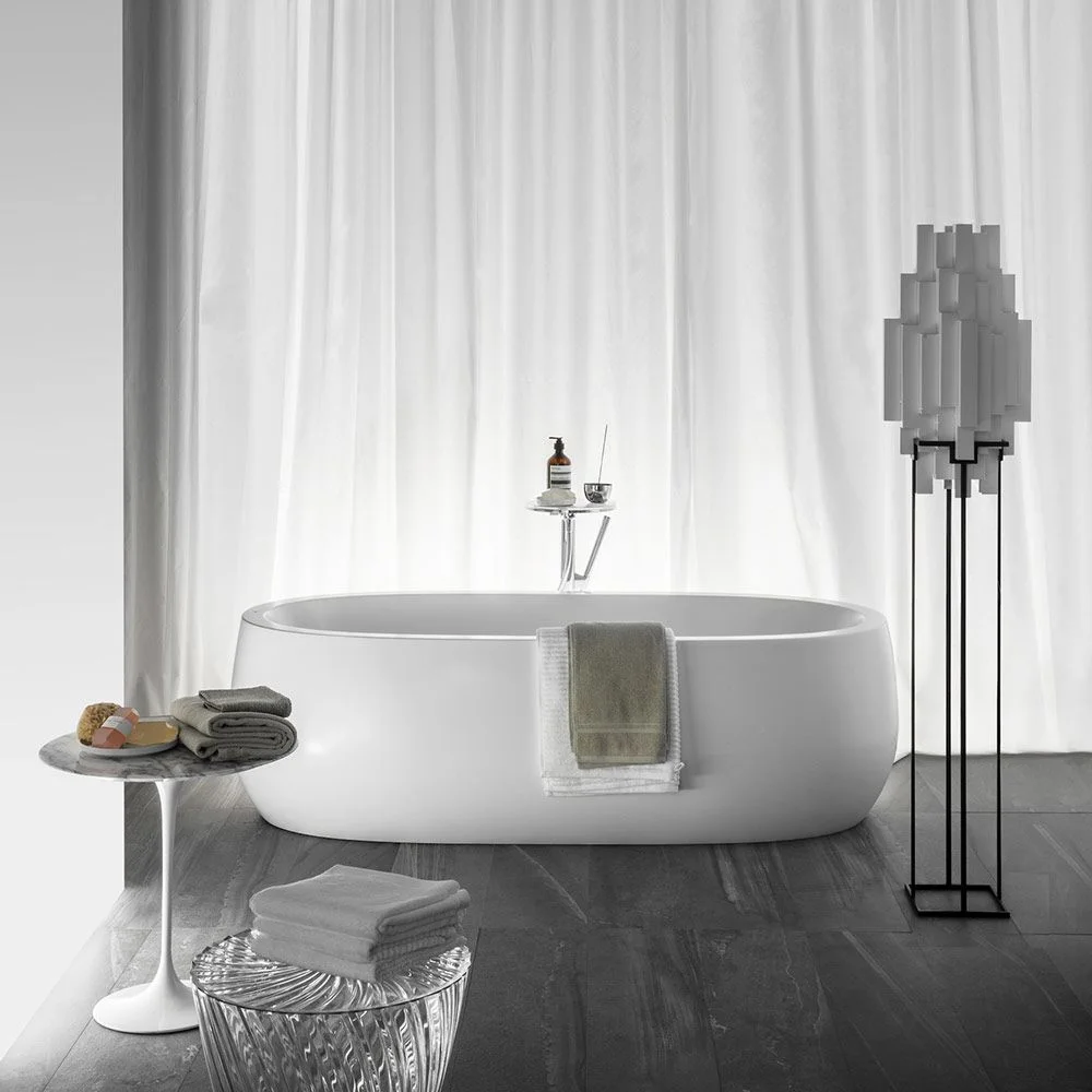 LAUFEN Il Bagno Alessi freistehende Badewanne 183 x 87 cm, mit Beleuchtung Bild 3