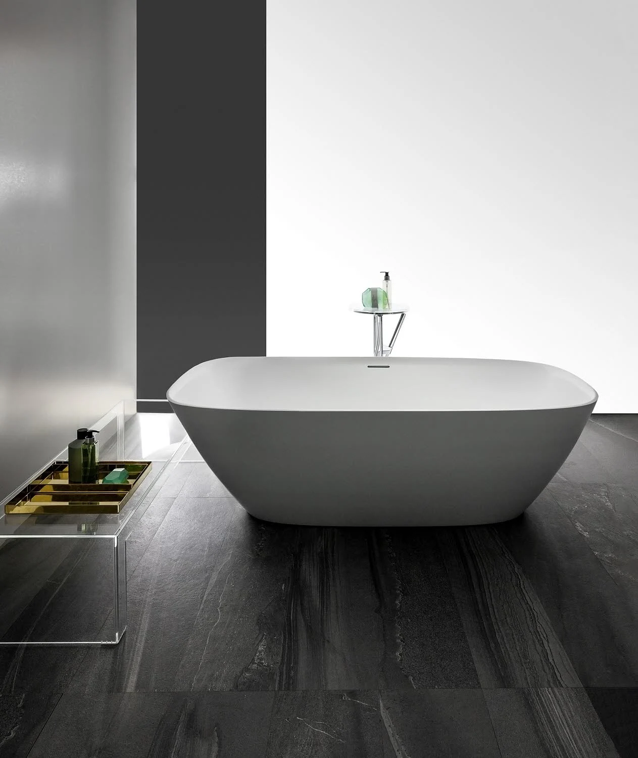 LAUFEN INO freistehende Ovalbadewanne 170 x 75 cm Bild 4