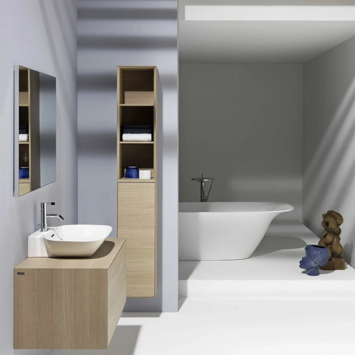 LAUFEN Kartell Einhand-Waschtischmischer mit Ablaufventil Bild 6