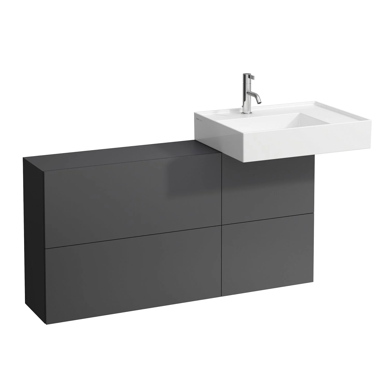 LAUFEN Kartell Sideboard 120 cm, Waschtisch rechts