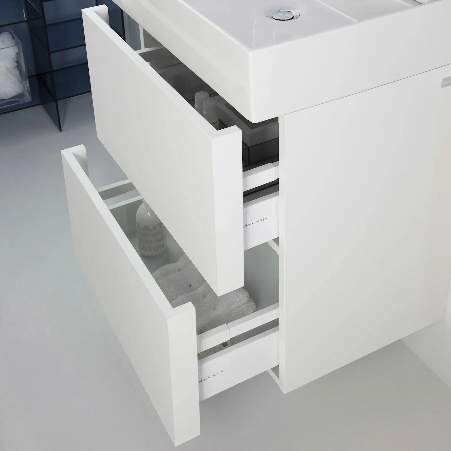 LAUFEN Kartell Waschtischunterbau 48 cm mit 2 Auszügen Bild 3