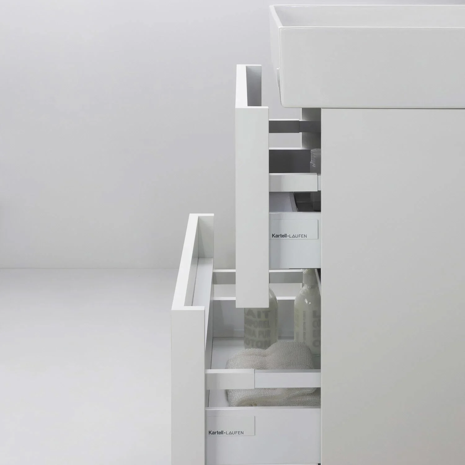 LAUFEN Kartell Waschtischunterbau 48 cm mit 2 Auszügen Bild 4
