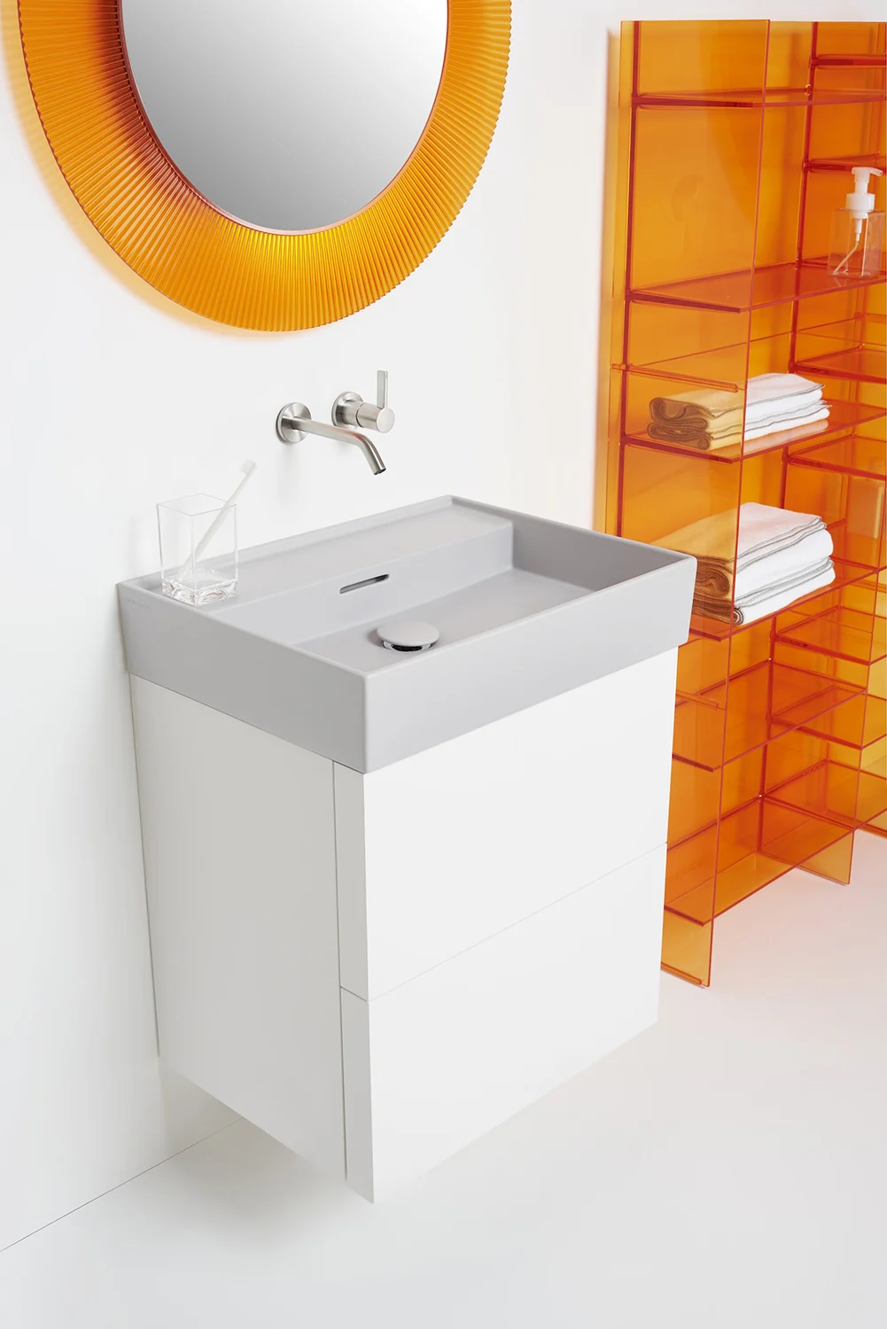 LAUFEN Kartell Waschtischunterbau 58 cm mit 2 Auszügen Bild 6