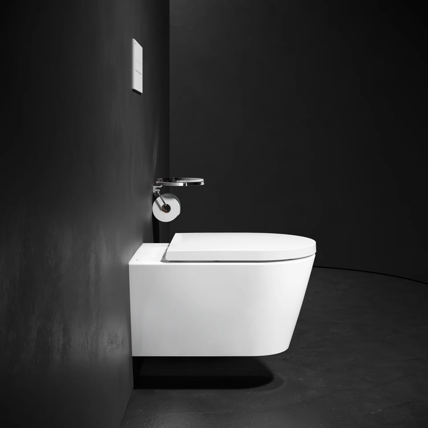 LAUFEN Kartell Wand WC PACK mit Tiefspüler spülrandlos, WC Sitz inkl. Absenkautomatik, EasyFit Bild 8