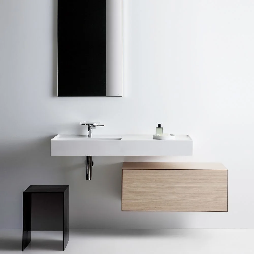 LAUFEN Kartell Waschtisch 120 x 46 cm, mit Ablage rechts, mit 1 Hahnloch Bild 2