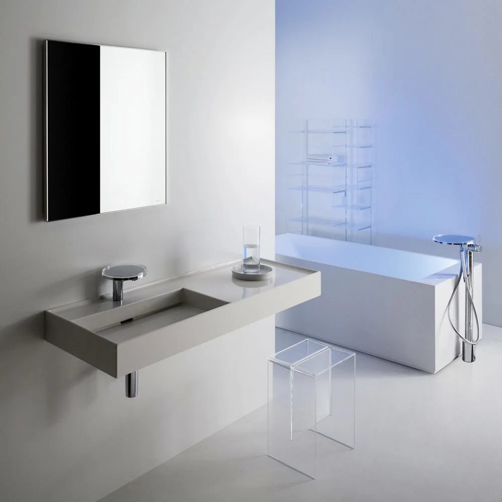 LAUFEN Kartell Waschtisch 120 x 46 cm, mit Ablage rechts, ohne Hahnloch Bild 3