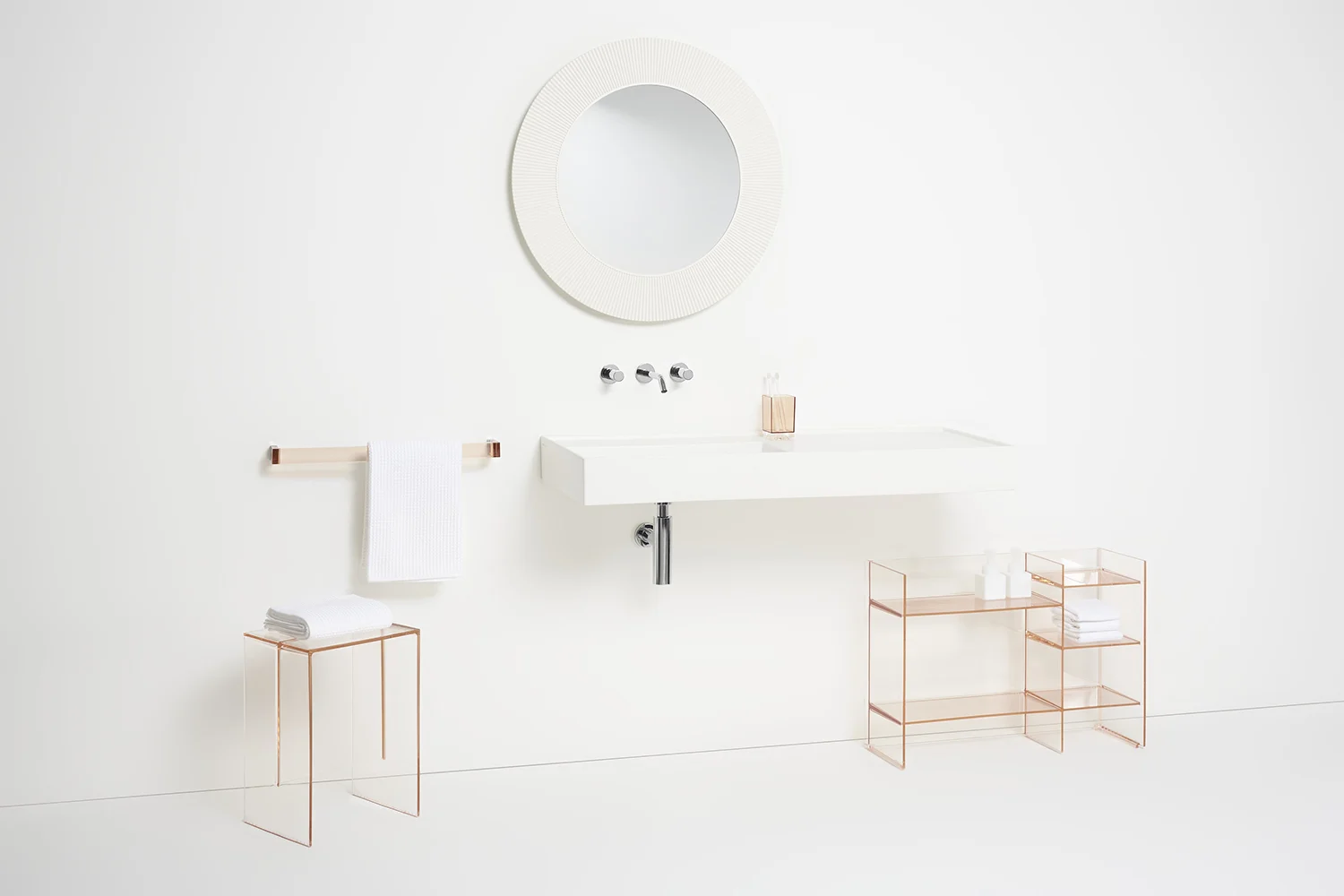 LAUFEN Kartell Waschtisch 120 x 46 cm, mit Ablage rechts, ohne Hahnloch Bild 4