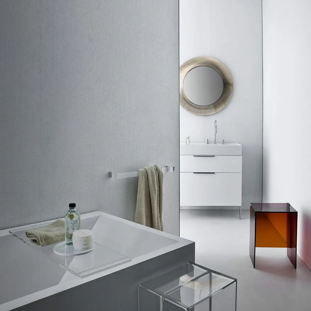 LAUFEN Kartell Waschtisch 90 x 46 cm, mit Ablage links und 3 Hahnlöchern Bild 2