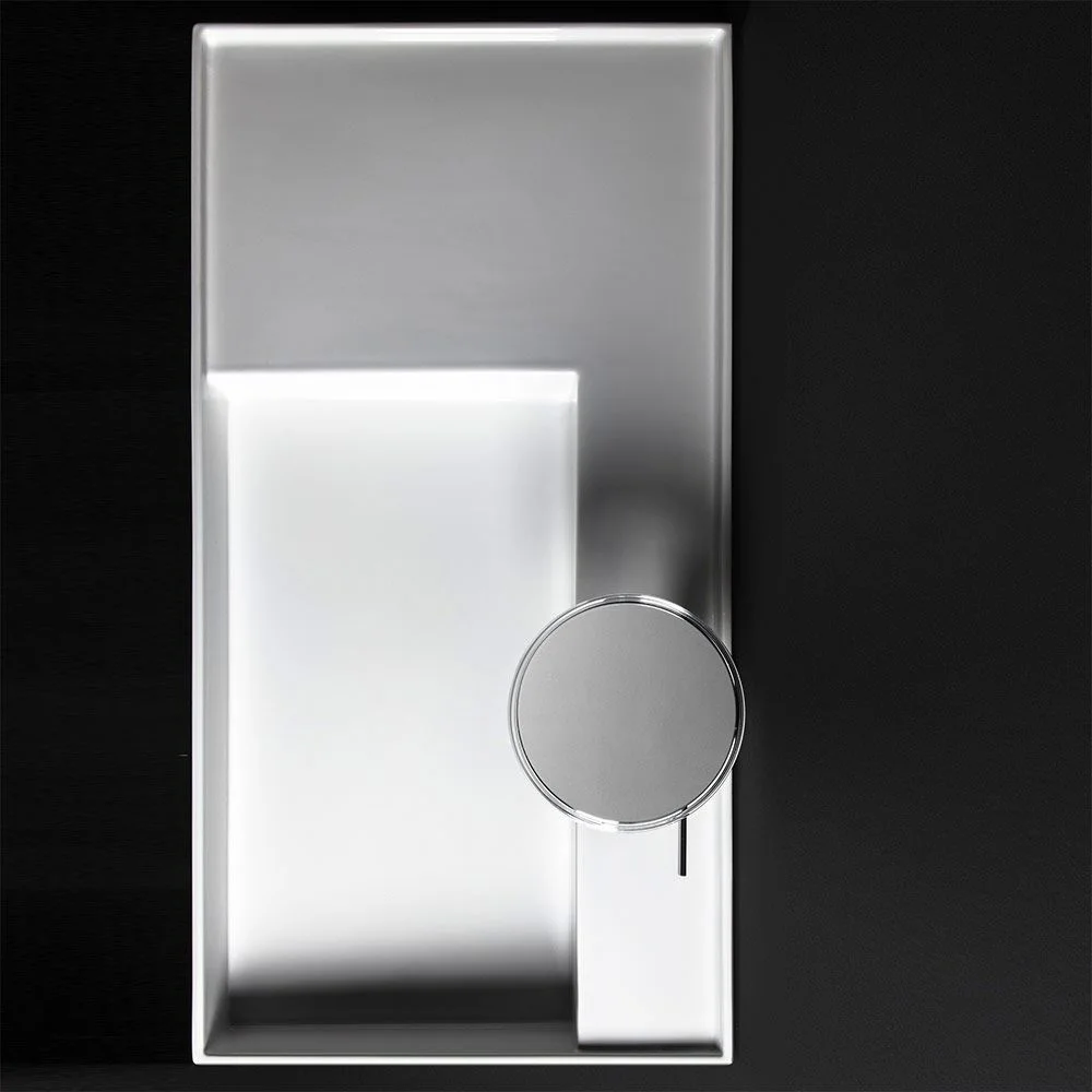 LAUFEN Kartell Waschtisch 90 x 46 cm, mit Ablage links und 1 Hahnloch Bild 3