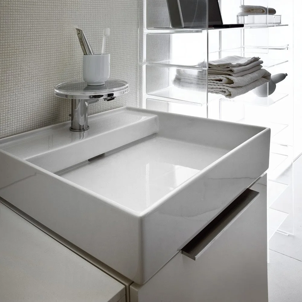 LAUFEN Kartell Handwaschbecken 46 x 46 cm mit 1 Hahnloch Bild 3