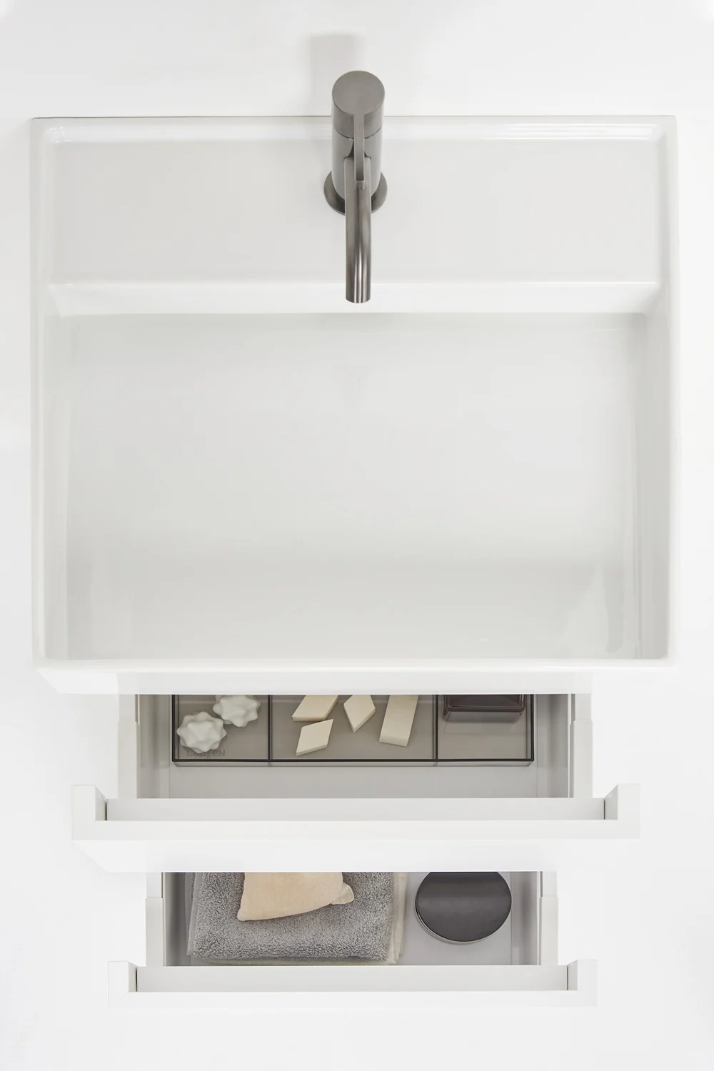 LAUFEN Kartell Handwaschbecken 46 x 46 cm mit 1 Hahnloch Bild 7