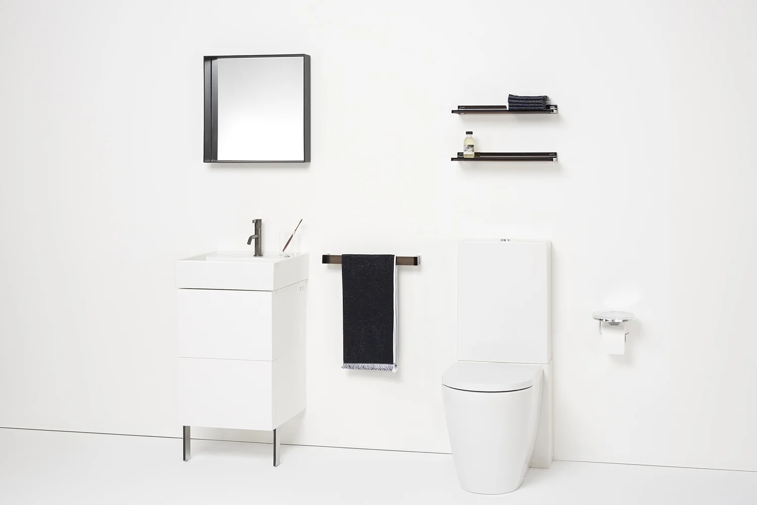 LAUFEN Kartell Handwaschbecken 46 x 46 cm mit 1 Hahnloch Bild 8