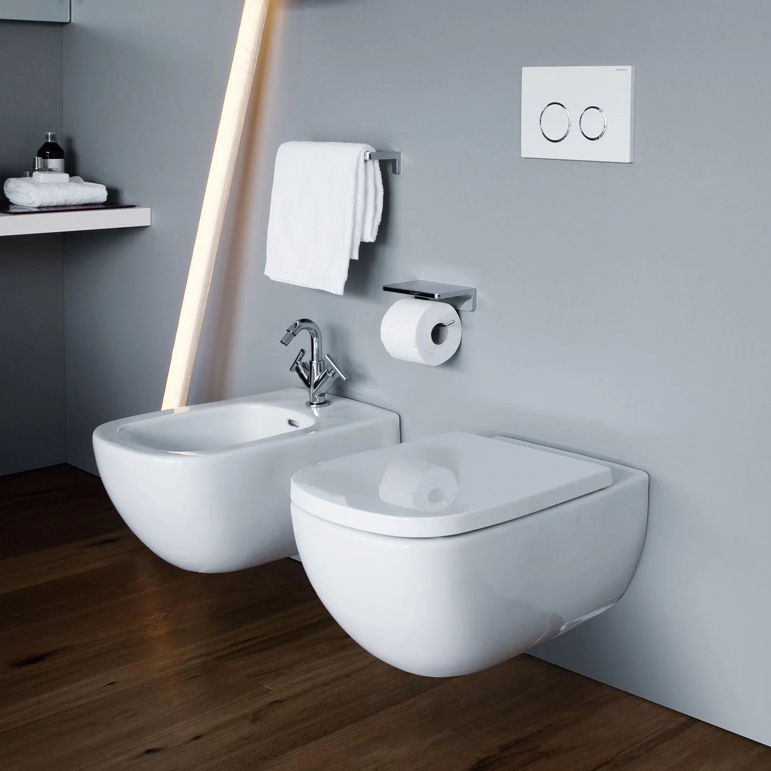 LAUFEN Palomba Collection Wand-WC spülrandlos mit WC-Sitz Bild 3