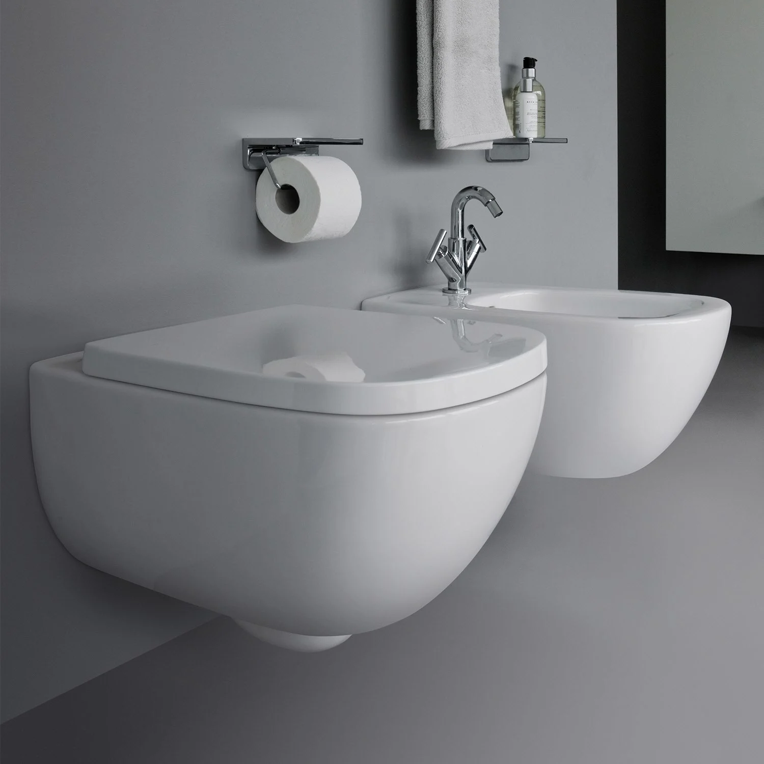 LAUFEN Palomba Collection Wand-WC spülrandlos mit WC-Sitz Bild 4