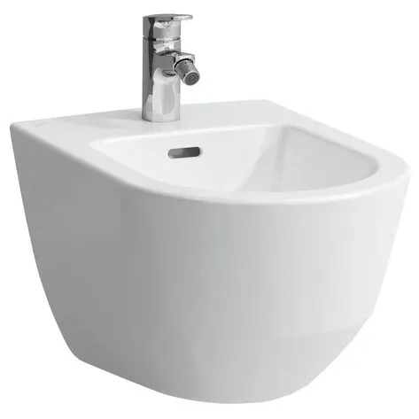 LAUFEN PRO Wandbidet, für Eckventile innenliegend