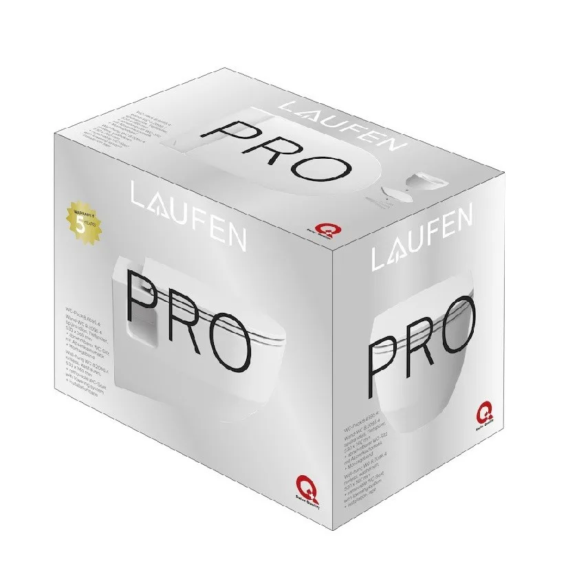 LAUFEN PRO Wand-WC Kombipaket mit WC-Sitz 4,5/3-Liter Bild 3