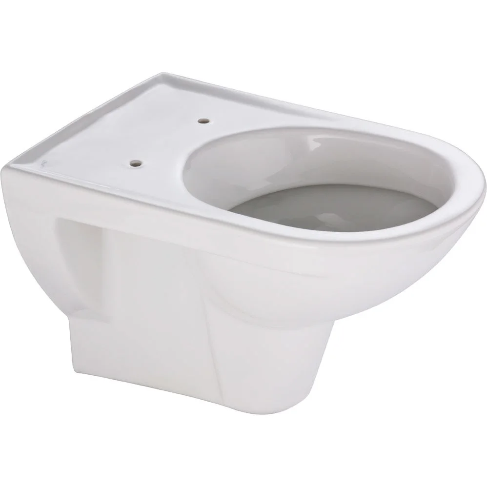 Biała miska WC widok z boku, Laufen