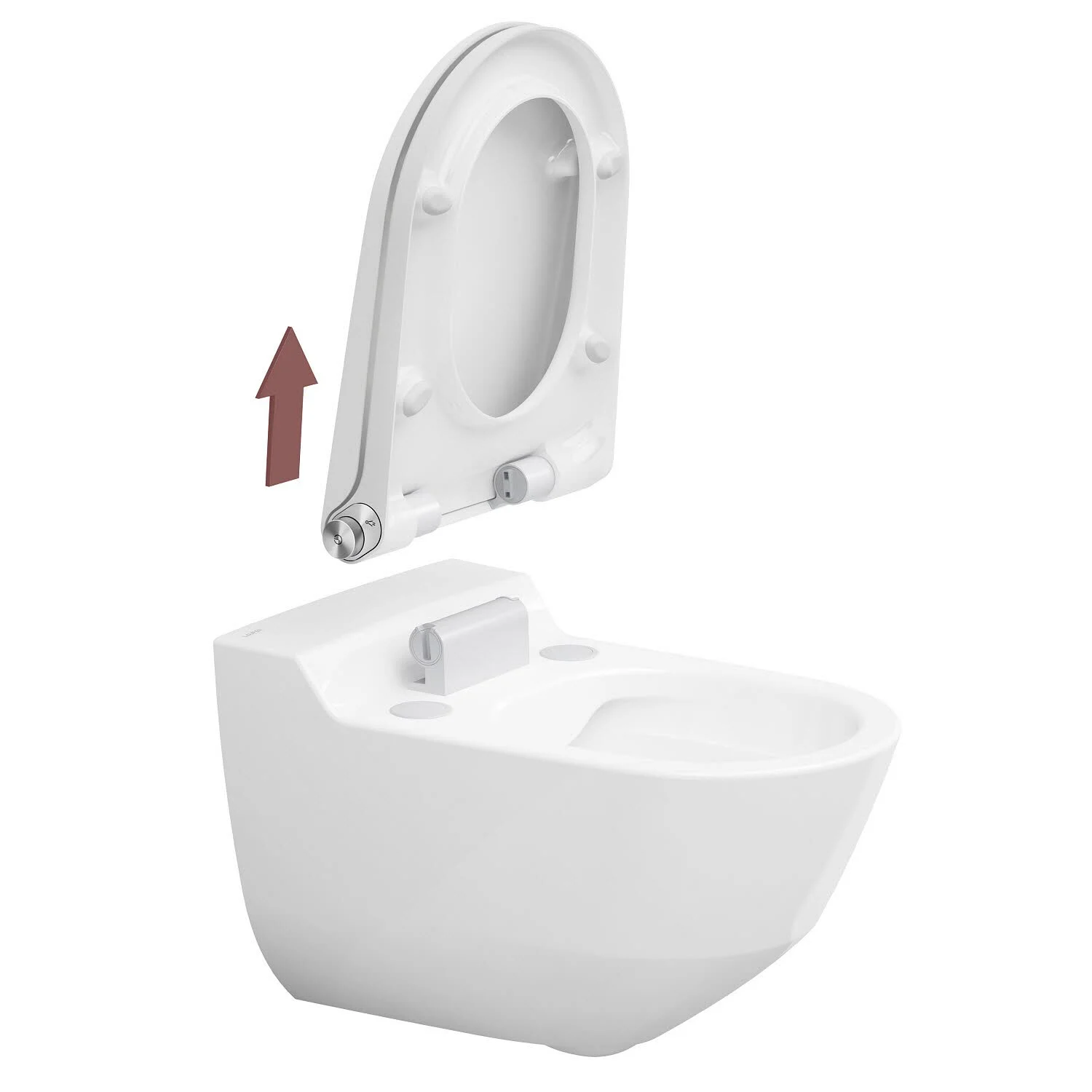 LAUFEN Cleanet Riva Dusch-WC Tiefspüler spülrandlos Bild 6