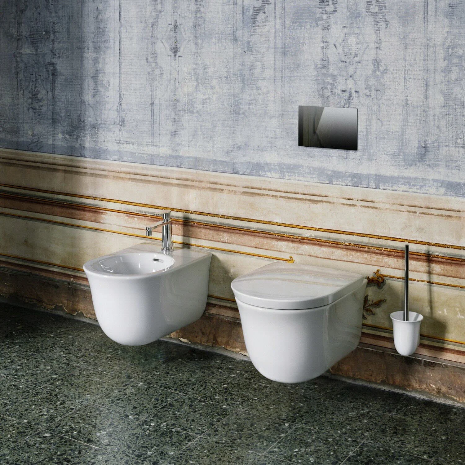 LAUFEN The New Classic Wandbidet mit 1 Hahnloch Bild 3