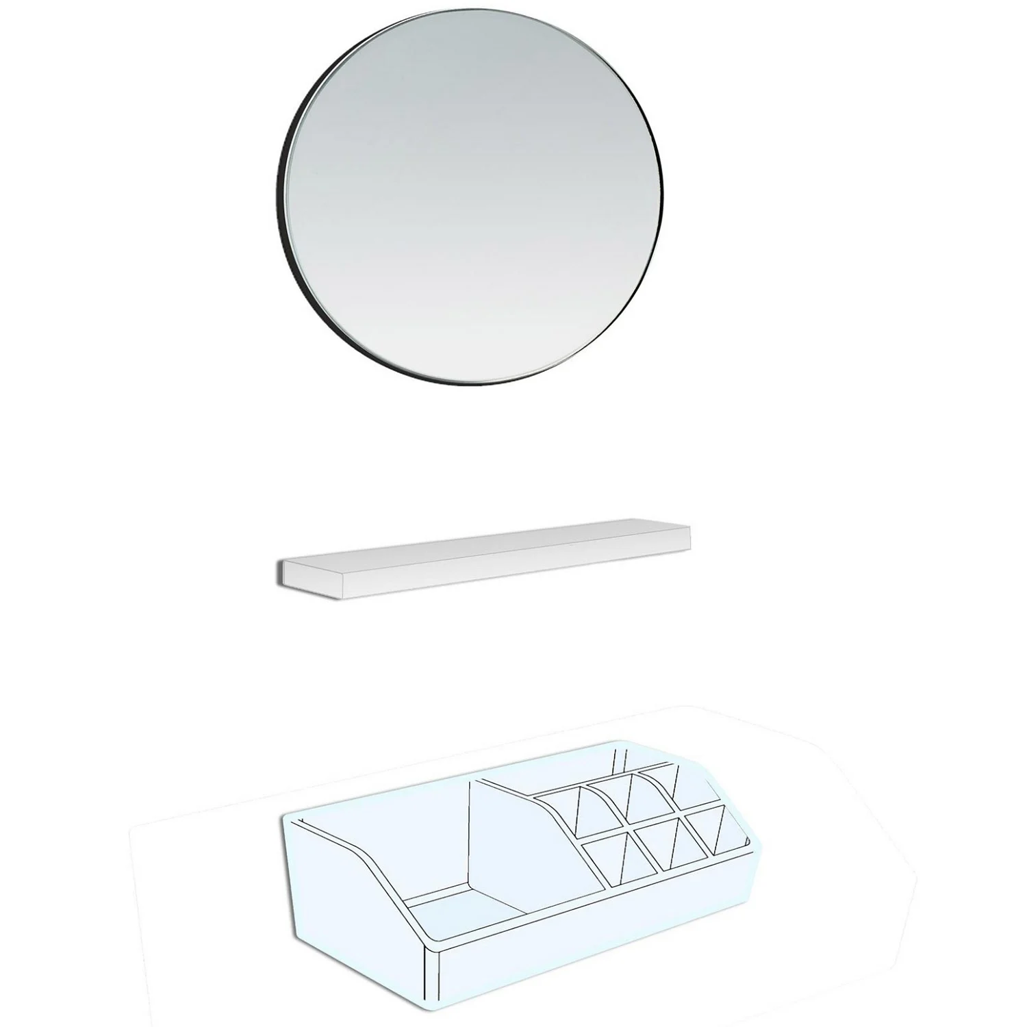 LAUFEN Frame 25 Accessoires Set Bild 2