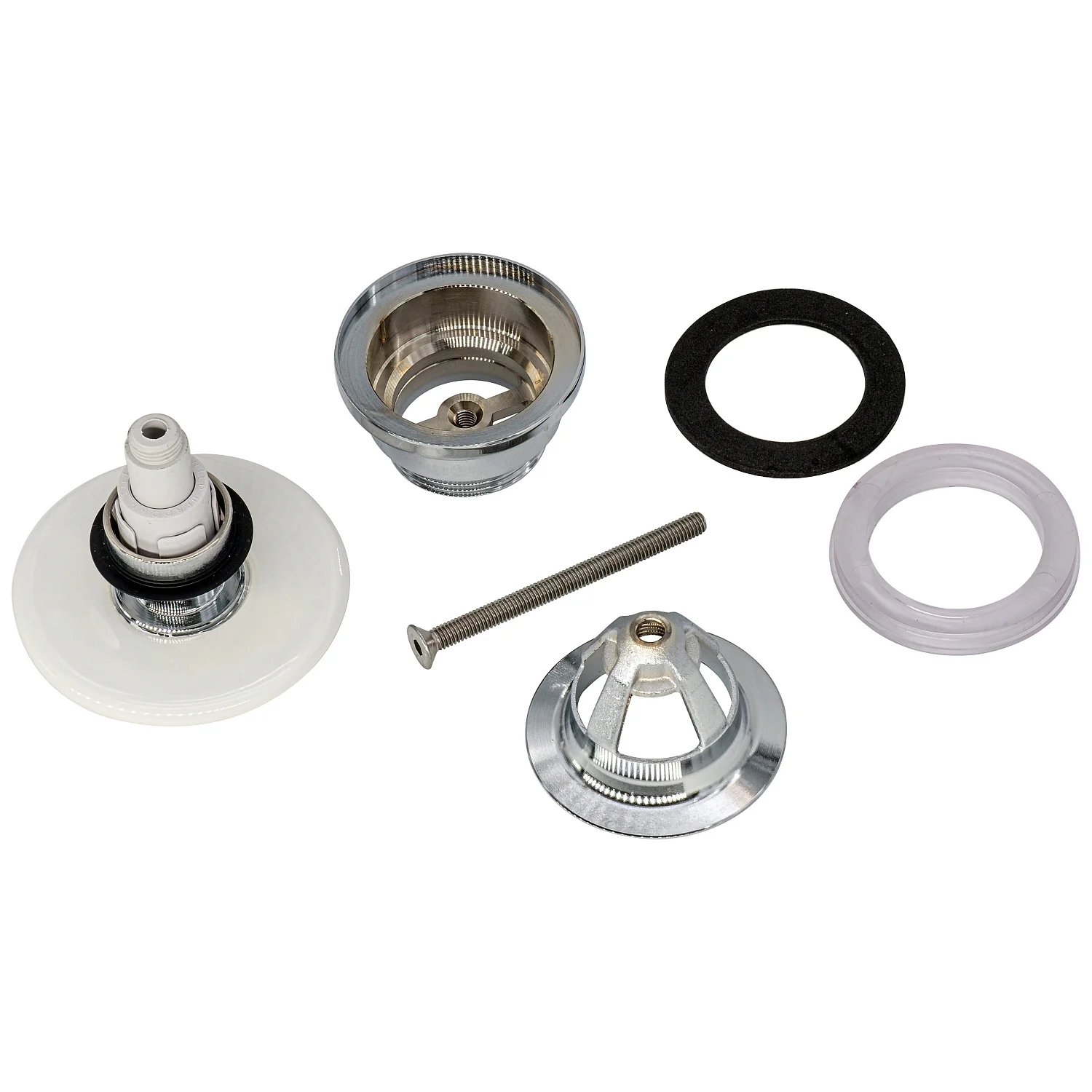 LAUFEN Ablaufventil Klick-Klack mit Ventilabdeckung in SaphirKeramik Bild 2