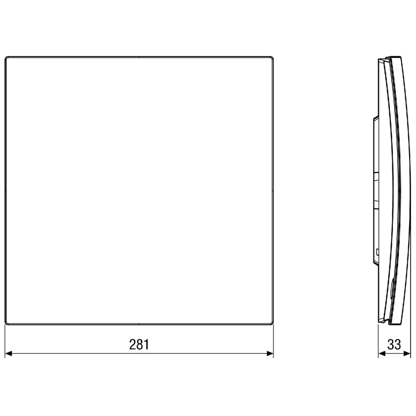 MAICO Ventilatorenabdeckung ER-AH für Ventilatoreinsatz ER EC Bild 2