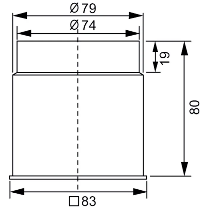 MAICO Absaugstutzen ER-AS Bild 2