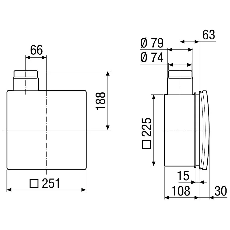 MAICO Unterputzgehäuse ER UPD Bild 2